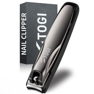 TOGI - Ultra Sharp Nail Clippers, Stainless Steel Nail Clippers for Women/Men